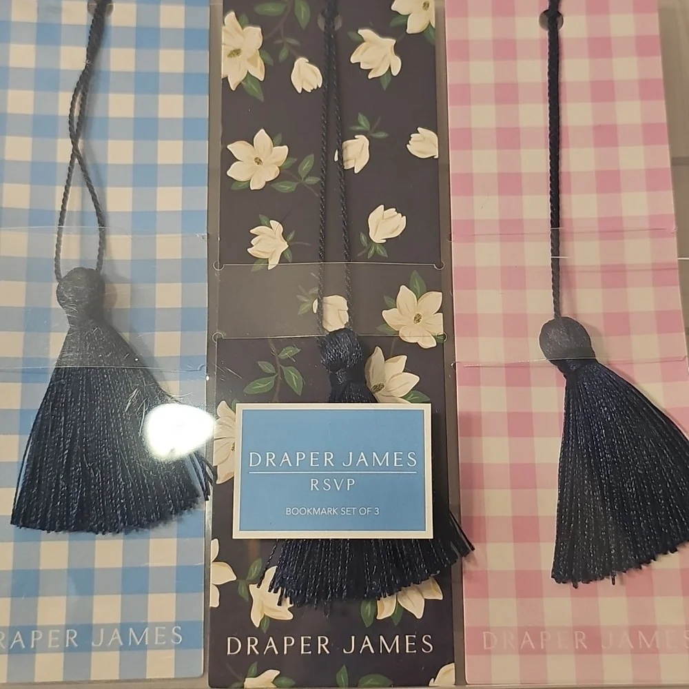 Draper James Bookmark Set with Tassels - Picture 2 of 3